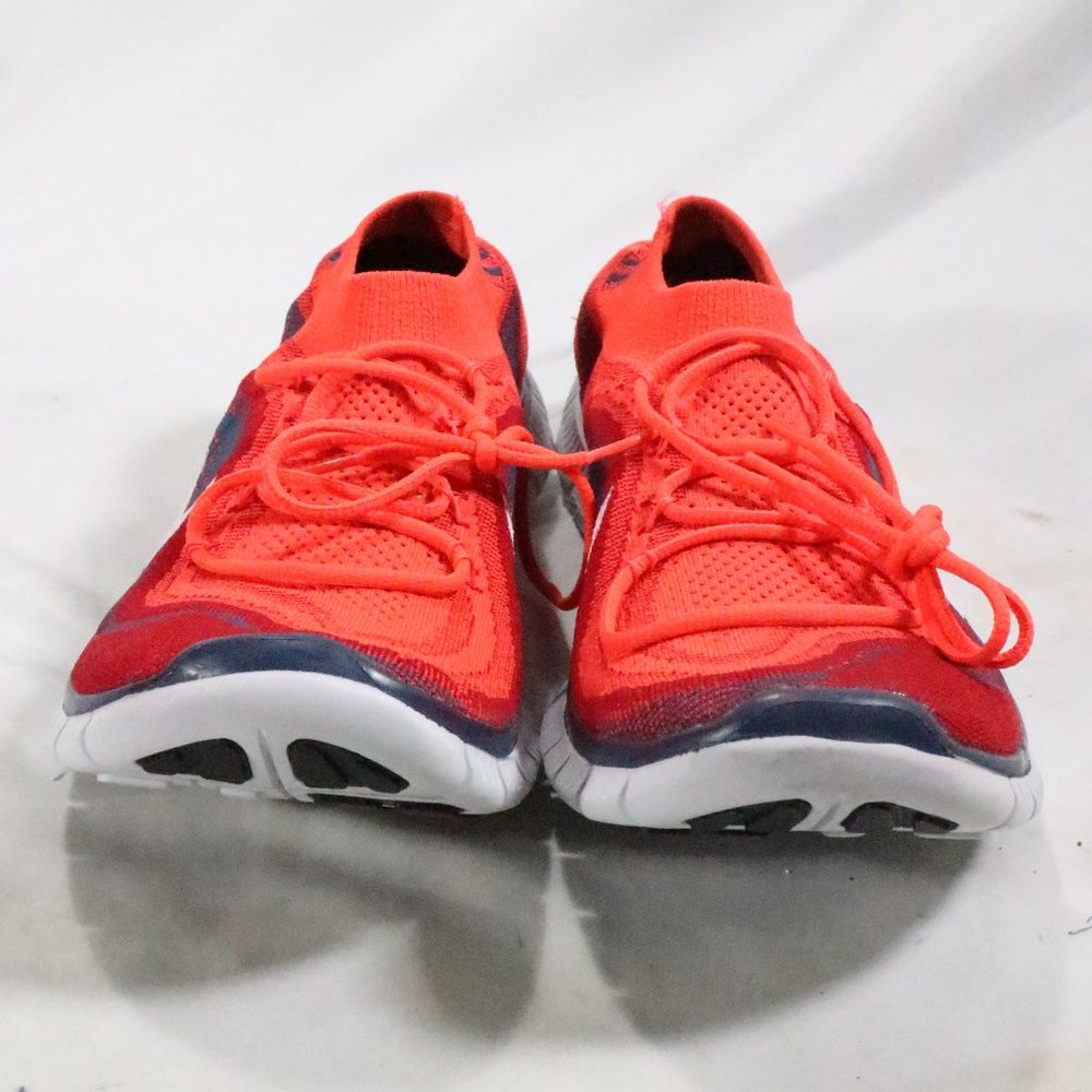 NIKE FREE FLYKNIT+ 'BRIGHT CRIMSON' Running Shoes NEW Sz 12 Men - Picture 2 of 11